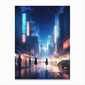 Night City Canvas Print