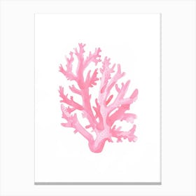 Coral Reef Coastal Beach House Canvas Print