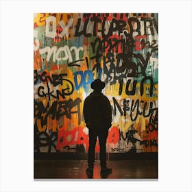 Graffiti Wall Canvas Print