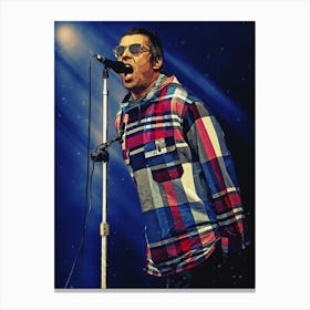 Superstars Of Liam Gallagher Oasis Canvas Print