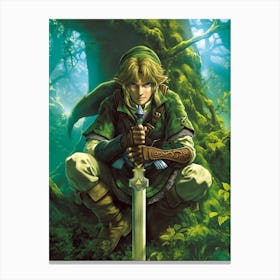 Legend Of Zelda Link Canvas Print