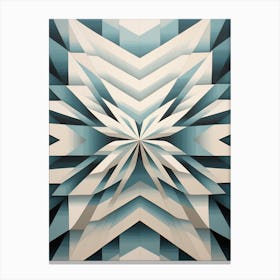 Optical Illusion Abstract Geometric 6 Canvas Print