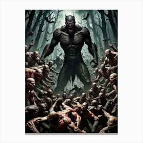 Demon In The Woods Canvas Print