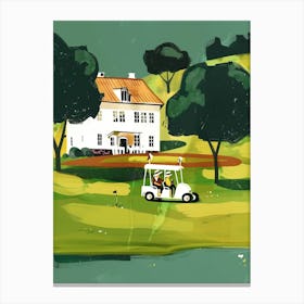 Golf Country Club Canvas Print