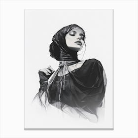 Muslim Woman Canvas Print