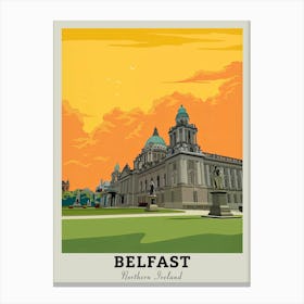 Belfast Travel Canvas Print