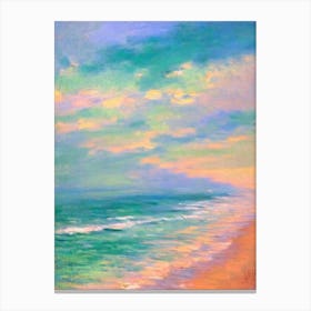 Radisson Beach Bali Indonesia Monet Style Canvas Print