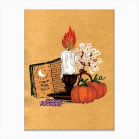 Witchy Halloween Things 1 Canvas Print