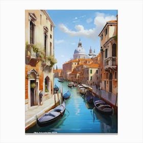 Venice Canal.8 Canvas Print