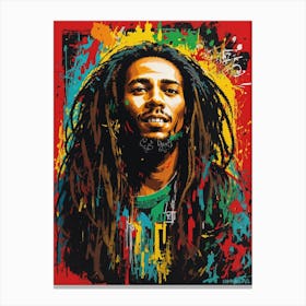 Bob Marley Print  Canvas Print