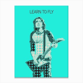 Learn To Fly Dave Grohl Canvas Print