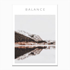 Balance X Canvas Print