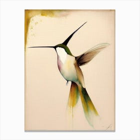 Hummingbird Symbol 3, Abstract Painting Canvas Print