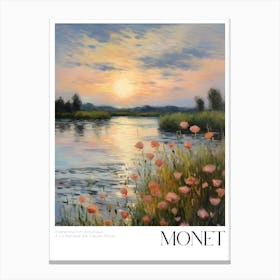 Poppies By Monet Canvas Print