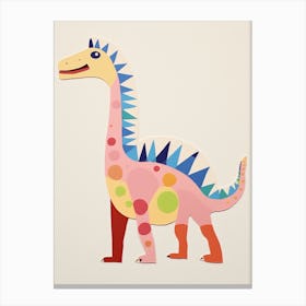 Nursery Dinosaur Art Amargasaurus 3 Canvas Print