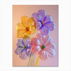 Dreamy Inflatable Flowers Cosmos 2 Canvas Print
