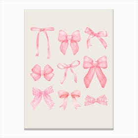 Coquette Bow Canvas Print