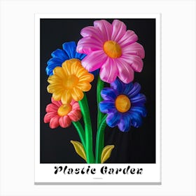 Bright Inflatable Flowers Poster Cineraria 4 Canvas Print