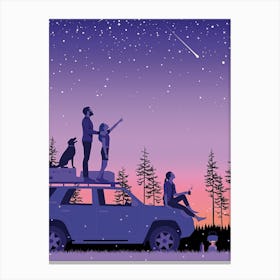 Summer Family Trip Canvas Print