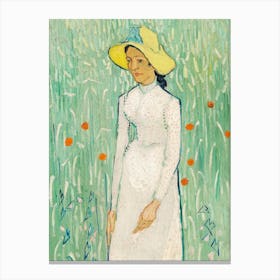 Van Gogh - Woman In A Hat Canvas Print