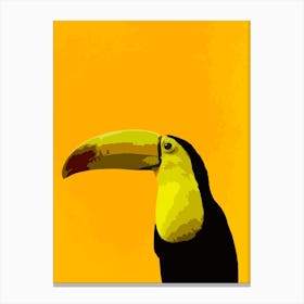 Toucan Yellow Canvas Print
