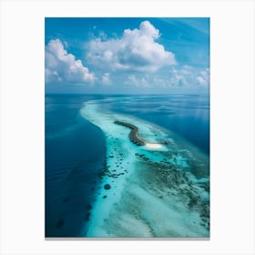 Island In The Maldives 10 Canvas Print