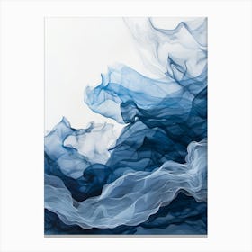 Blue Smoke 2 Canvas Print