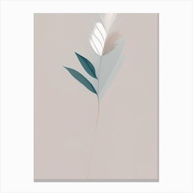 Gayfeather Wildflower Simplicity Canvas Print