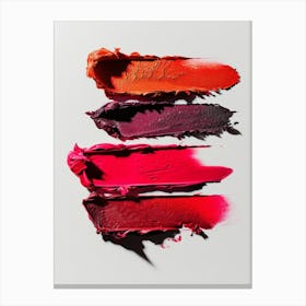 Lipstick Swatches Canvas Print