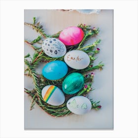Easter Eggs 401 Canvas Print