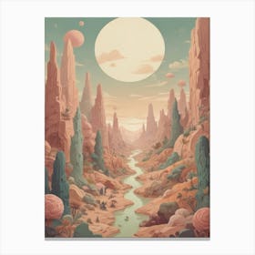 Valley Of The Moon Canvas Print