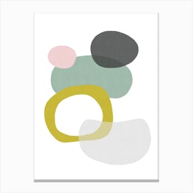 Abstract organic shapes 2 Canvas Print