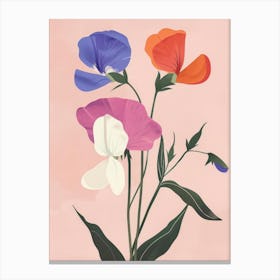 Sweet Peas 8 Canvas Print