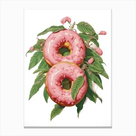 Pink Donuts Canvas Print