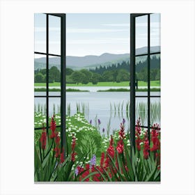 Open Window Canvas Print