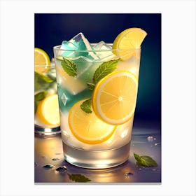 Iced Lemonade 4 Canvas Print