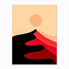 Red Sand Peak Canvas Print