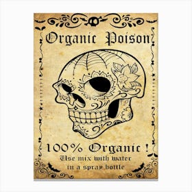 Organic Poison Canvas Print