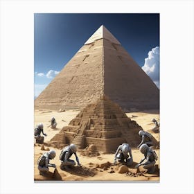 Egyptian Pyramids Canvas Print