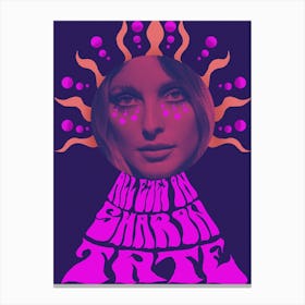 All Eyes On Sharon Tate Canvas Print