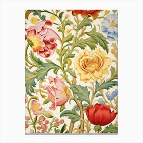 Floral Wallpaper 356 Canvas Print