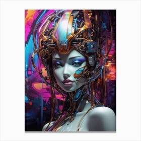 Futuristic Woman 1 Canvas Print