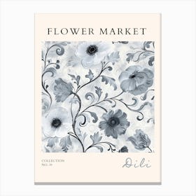 Flower Market art 7 Canvas Print