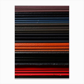 Stacked Leather Wallets Canvas Print