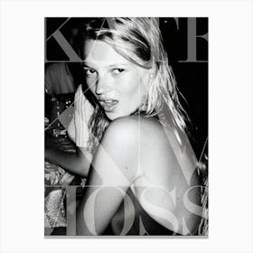 Kate Moss Photo Canvas Print