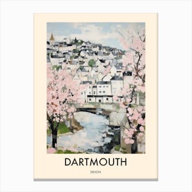 Dartmouth (Devon) Painting 1 Travel Poster Canvas Print