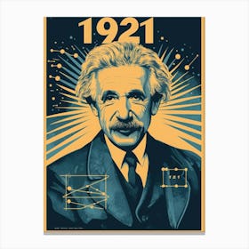 Aihrgdesign A Vintage Poster Celebrating Albert Einsteins Nob 9423b5f2 Ae34 4726 A9f4 8457c55a527b 2 Leinwandbilder