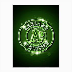 Oakland Athletics Logo Canvas Print