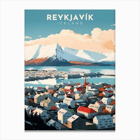 Reykjavik Iceland Travel Canvas Print