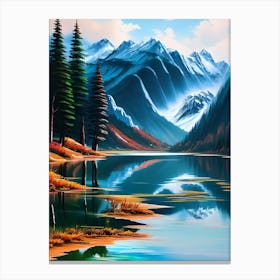 Mountain Lake 28 Canvas Print